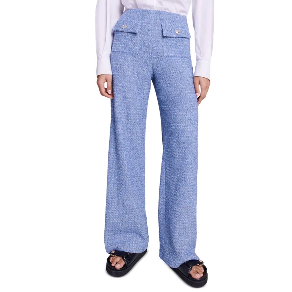 Pablito Tweed Wide Leg Pants